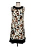 JBS Graphic Brown Casual Dress Size 8 - photo 1