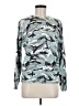 CALVIN KLEIN JEANS Camo Teal Pullover Sweater Size M - photo 1