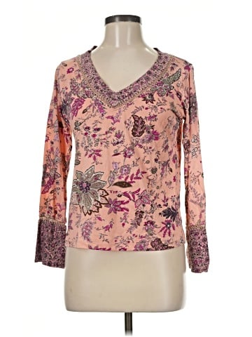 Lynn Ritchie Long Sleeve Silk Top (view 1)