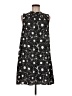 DR2 100% Polyester Graphic Black Casual Dress Size M - photo 1