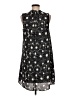DR2 100% Polyester Graphic Black Casual Dress Size M - photo 2