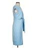 Grace Karin Solid Blue Casual Dress Size S - photo 4