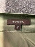 Tocca 100% Silk Green Long Sleeve Silk Top Size 2 - photo 7