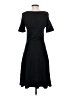 Zara Basic Solid Black Casual Dress Size S - photo 2