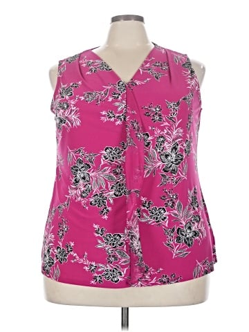 Roz & Ali Sleeveless Blouse (view 1)