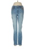 White House Black Market Hearts Blue Jeans Size 4 - photo 1