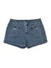 No Boundaries Blue Denim Shorts Size 9 - photo 1