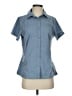 Columbia 100% Polyester Blue Short Sleeve Blouse Size S - photo 1