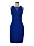 Cynthia Steffe Solid Blue Cocktail Dress Size 6 - photo 1