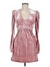 Rachel Parcell Metallic Pink Cocktail Dress Size 8 - photo 1