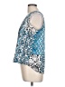 Calvin Klein 100% Polyester Blue Sleeveless Blouse Size L (petite) - photo 5