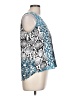 Calvin Klein 100% Polyester Blue Sleeveless Blouse Size L (petite) - photo 4