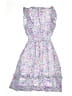 Aqua 100% Polyester Floral Purple Dress Size M (kids) - photo 2