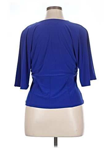White House Black Market Short Sleeve Blouse (view 2)