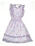 Aqua 100% Polyester Floral Purple Dress Size M (kids) - photo 1