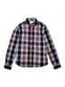 Nordstrom 100% Cotton Plaid Blue Long Sleeve Button-Down Shirt Size 14 - photo 1