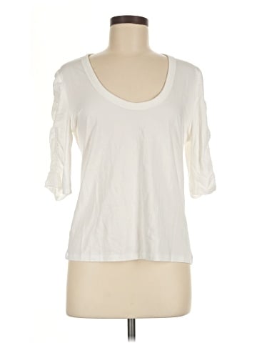 White House Black Market 3/4 Sleeve T-Shirt (view 1)