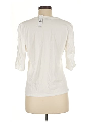 White House Black Market 3/4 Sleeve T-Shirt (view 2)