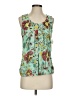 NY&C 100% Polyester Teal Sleeveless Blouse Size S - photo 1