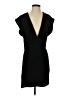 IRO 100% Cotton Solid Black Cocktail Dress Size 23 waist - photo 1