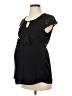 Two Hearts Maternity Black Sleeveless Top Size Sm Maternity - photo 1