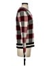 Rag & Bone 100% Merino Extra Fine Wool Checkered-gingham Burgundy Wool Pullover Sweater Size S - photo 4