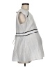 Motherhood 100% Polyester Stripes White Silver Sleeveless Top Size Med Maternity - photo 4