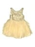 H&M 100% Polyamide Gold Dress Size 5 - 6 - photo 1