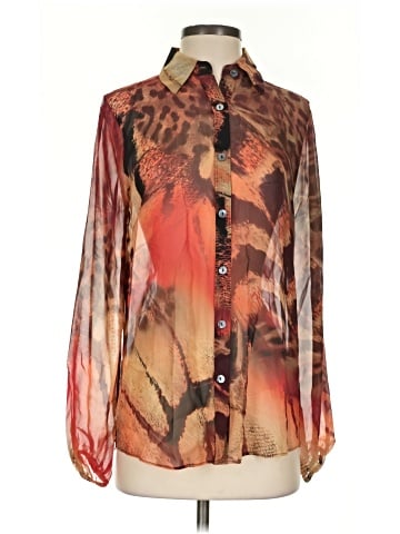 Da-Nang Long Sleeve Silk Top (view 1)