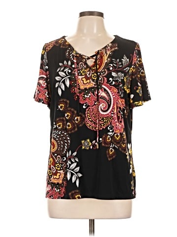 Liz Claiborne Career Short Sleeve Blouse (view 1)