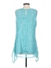 Fever 100% Polyester Teal Blue Casual Dress Size S - photo 2