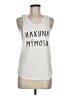 Popular Basics White Sleeveless Top Size M - photo 1