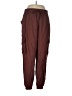 Fabletics Burgundy Cargo Pants Size L - photo 1
