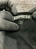 Express 100% Polyester Graphic Black Cocktail Dress Size 6 - photo 7