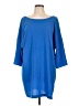 Tildon 100% Polyester Blue 3/4 Sleeve Blouse Size L - photo 1
