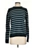 Vince. Stripes Teal Wool Pullover Sweater Size S - photo 1