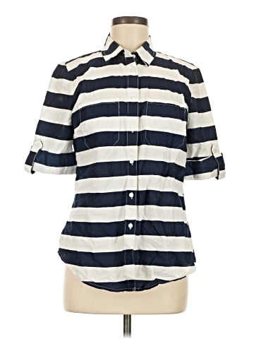 Jaclyn Smith 3/4 Sleeve Button-Down Shirt (view 1)