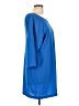 Tildon 100% Polyester Blue 3/4 Sleeve Blouse Size L - photo 4