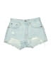 Levi's 100% Cotton Blue Denim Shorts Size 26 waist - photo 1