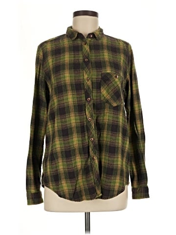 BDG Long Sleeve Button-Down Shirt (view 1)