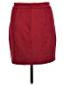 Unbranded Solid Burgundy Casual Skirt Size M - photo 2