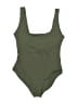 Melissa Odabash 100% Elastane Solid Green One Piece Swimsuit Size UK 10 - photo 1