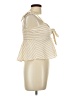 Cotton Candy LA Ivory Sleeveless Blouse Size L - photo 4