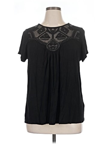 Green Envelope Short Sleeve Blouse (view 1)