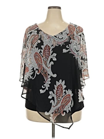 Roz & Ali 3/4 Sleeve Blouse (view 1)
