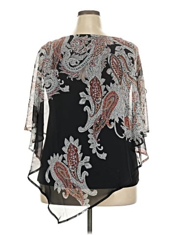 Roz & Ali 3/4 Sleeve Blouse (view 2)
