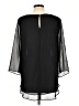 Jennifer Lopez 100% Polyester Black 3/4 Sleeve Blouse Size L - photo 2