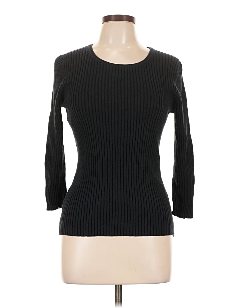 Pre-owned L.l.bean Pullover Sweater In Black