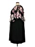 Connected Apparel 100% Polyester Floral Black Cocktail Dress Size 24W - photo 5