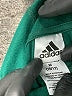 Adidas 100% Polyester Green Pullover Hoodie Size 10 - 12 - photo 3
